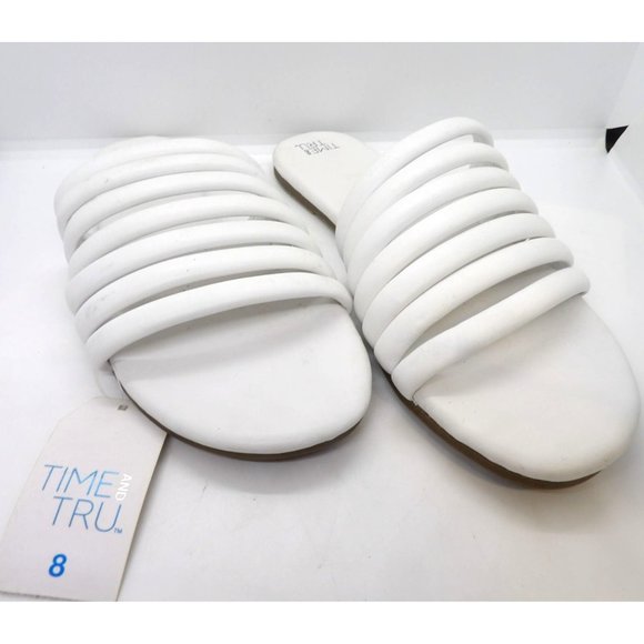 Time and Tru Shoes - Women's Comfort Band Slide Ons White size 8 NWT